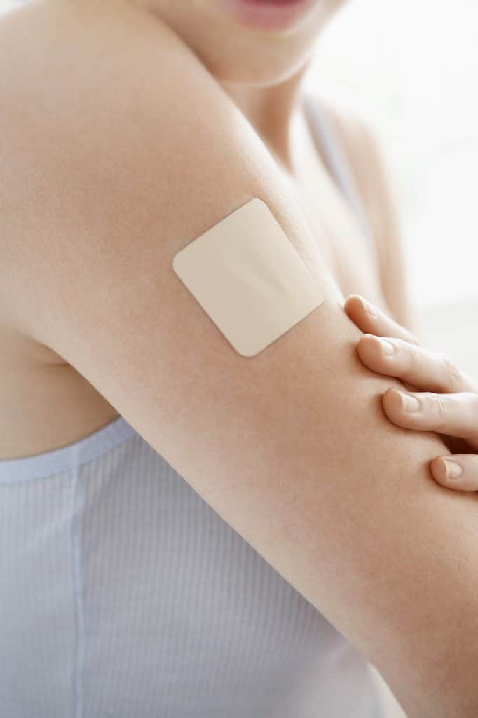 Discreet slimming patch