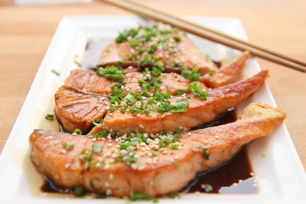 Favor salmon-based meals