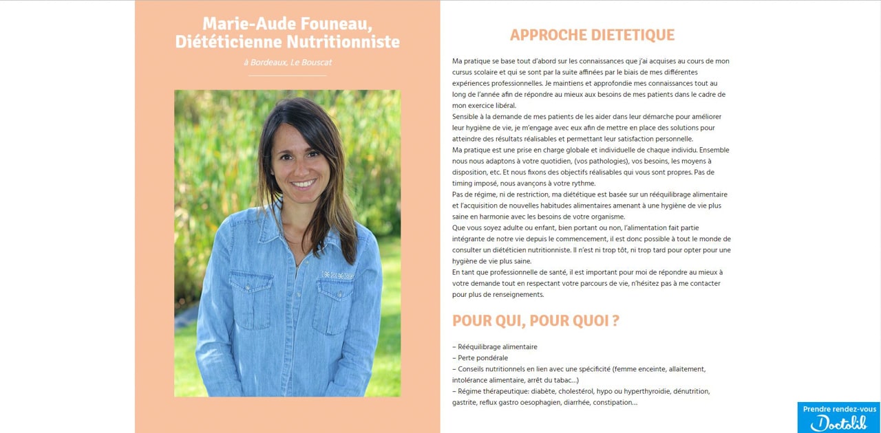 Dietitian nutritionist in Bordeaux