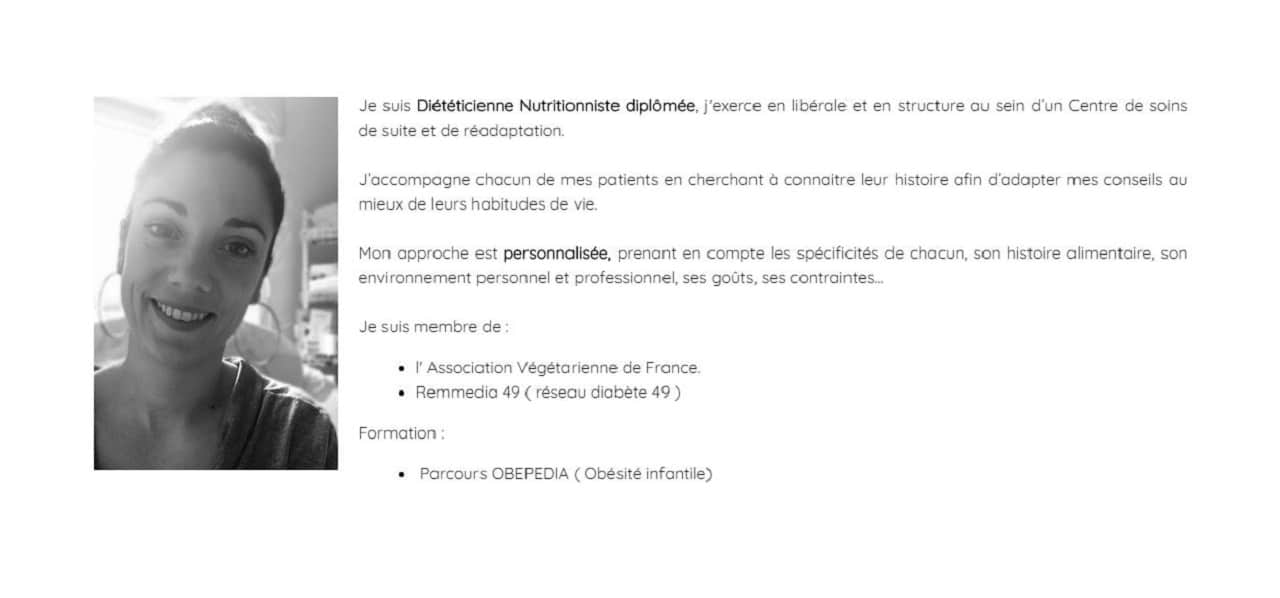 Who are the best dieticians/nutritionists in Angers and its region? 