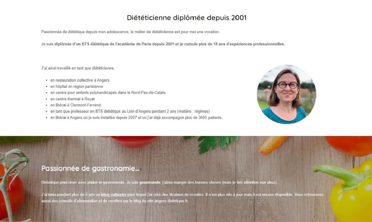 Who are the best dieticians/nutritionists in Angers and its region? 