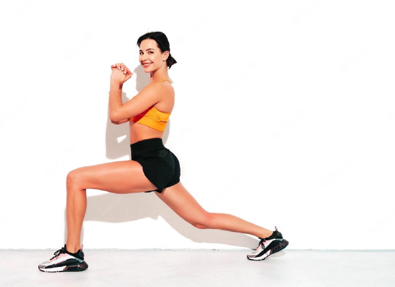 Lunges lose thighs