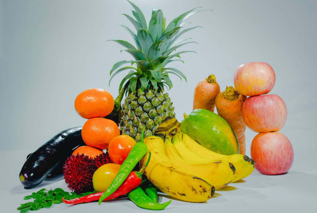 Fruits and vegetables are excellent for fitness