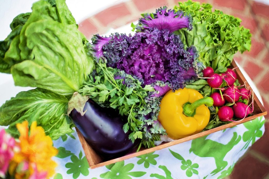 bulk vegetable in a basket
